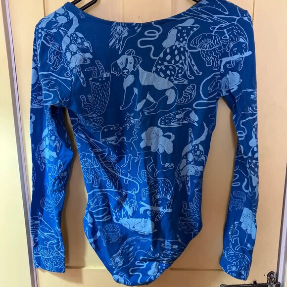Nooworks dogs long sleeve bodysuit leotard - Picture 3 of 3
